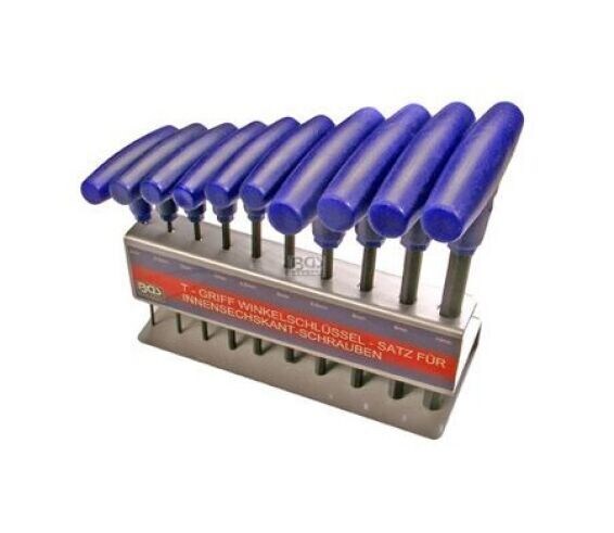 Kraftmann 791 Innensechskant Stiftschlüsselsatz 10tlg T-Griff CV im Ständer Image