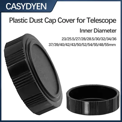 Inner Diameter 23-56mm Plastic Dust Cap Cover For Telescope Eyepiece Digital Camera Lens Depth 7mm Camera Lens