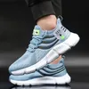 Männer Casual Sport Schuhe Atmungsaktive Leichte Turnschuhe Outdoor Mesh Schwarz Laufschuhe
