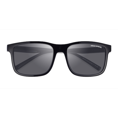 Unisex s square Shiny Black Eco Friendly,Plastic Prescription sunglasses - Eyebuydirect s Armani Exchange AX4145S