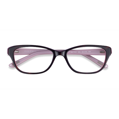 Female s horn Dark Tortoise Acetate Prescription eyeglasses - Eyebuydirect s Ralph RA7020