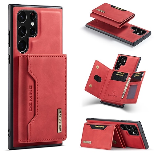 Handy Hülle Handyhüllen Für Samsung Galaxy S26 Ultra Plus S25 S24 S23 S22 S23 FE S21 Ultra Plus A14 A34 A54 Brieftaschenhülle Magnetisch Vollschutz Ständer PU-Leder Image
