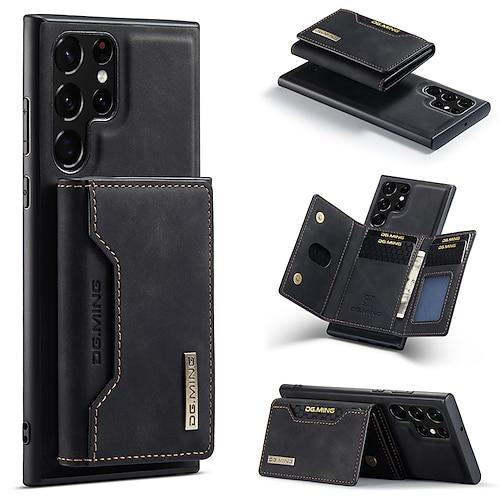 Handy Hülle Handyhüllen Für Samsung Galaxy S26 Ultra Plus S25 S24 S23 S22 S23 FE S21 Ultra Plus A14 A34 A54 Brieftaschenhülle Magnetisch Vollschutz Ständer PU-Leder Image