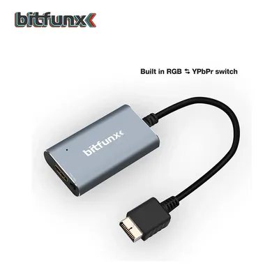 Bitfunx RGB YPBPR to 1080P HDMI-Compatible Converter For PS2 PS1 PS One PlayStation Game Consoles