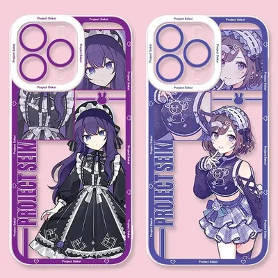 Game Project Sekai Phone Case For iPhone 15 14 Pro Max 13 12 Mini 11 Pro XR XS X 8 7 6 6S Plus SE