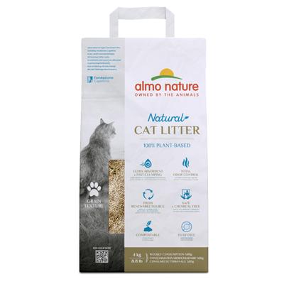 4kg Grain Texture Natural Cat Litter Almo Nature Cat Litter