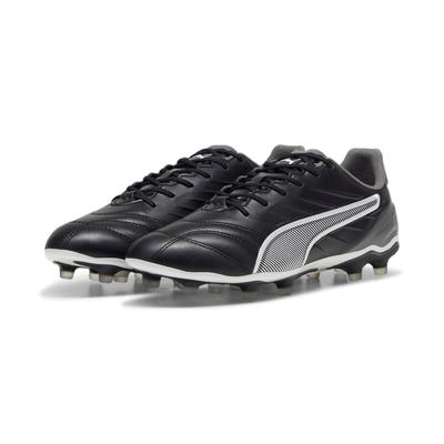 Fußballschuh PUMA "KING PRO FG/AG" Gr. 42, schwarz (puma black-puma white-cool dark gray) Schuhe