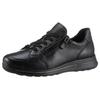 Sneaker ARA "OSAKA", Damen, Gr. 7 (40,5), schwarz, Glattleder, unifarben, sportlich, Schuhe Sneaker, Freizeitschuh, Halbschuh, Schnürschuh in Komfortweite H = sehr weit