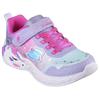 Sneaker SKECHERS "UNICORN DREAMS", Kinder, Gr. 32, lila (lavendel, rosa einhorn), Textil, sportlich, Schuhe, Blinkschuh, Klettschuh, Kinderschuh mit Gummizug und Klettriegel