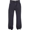 Bequeme Jeans KARL KANI "Karl Kani Herren KK Small Signature Baggy Five Pocket Denim", Herren, Gr. 36, Normalgrößen, schwarz (vintage schwarz), 100% Baumwolle, unifarben, casual, normal, Jeans