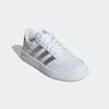 Sneaker ADIDAS SPORTSWEAR "BREAKNET 2.0", Gr. 40, weiß (cloud weiß, silber metallic, cloud weiß), Synthetik, sportlich, Schuhe