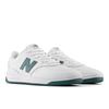 Sneaker NEW BALANCE "BB80", Gr. 42,5, grün (weiß, grün), Leder, sportlich, Schuhe, von dem New Balance 550 inspiriert