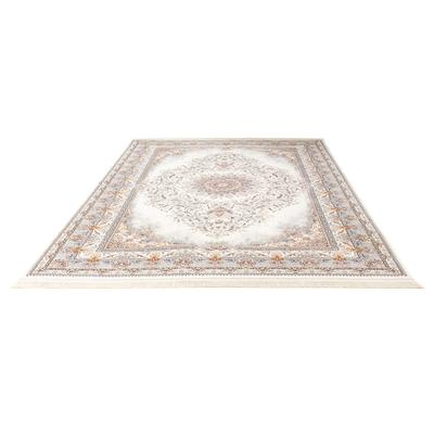 Orientteppich MORGENLAND "Beauty Array - Orientalischer Webteppich", beige (creme), B:150cm H:0,8mm L:225cm, Polyester, Teppiche, OrientOptik Image