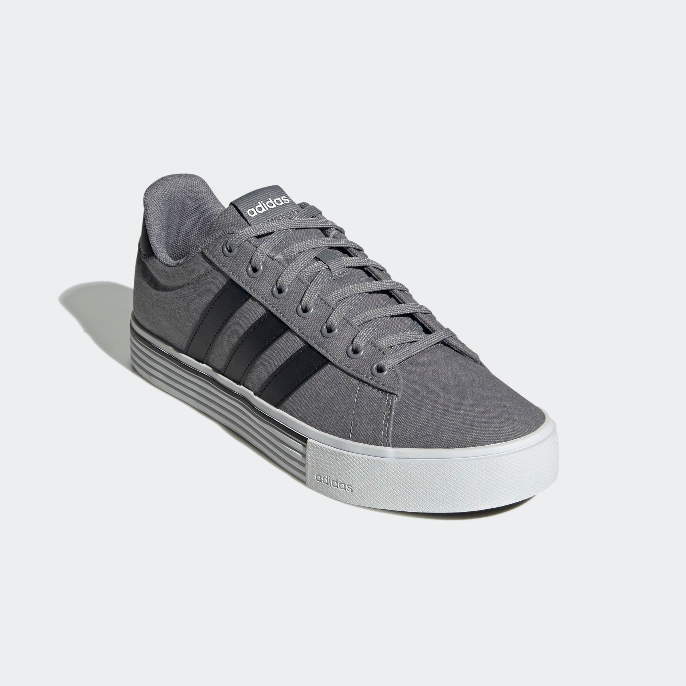 Sneaker ADIDAS SPORTSWEAR "DAILY 4.0", Herren, Gr. 38, grau (grau, core schwarz, cloud weiß), Synthetik, Textil, Schuhe Sneaker