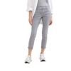7/8-Hose TOM TAILOR, Damen, Gr. 42, Länge 28, grau (explicit grau), Web, Obermaterial: 92% Baumwolle, 5% Polyester, 3% Elasthan. Futter: 100% Baumwolle, casual, 7/8-Länge, Hosen, mit Bindeband am Bündchen, Topseller