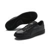 Sneaker PUMA "SMASH V2 L", Gr. 40, schwarz (puma schwarz, puma schwarz), Leder, Synthetik, unifarben mit Farbeinsatz, sportlich, Schuhe