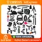 Cerastes Action Kamera Zubehör Kit für Gopro Hero 11/10/9/8/7/6/5/4 Gopro Max Fusion Insta360 Akaso Dji Osmo Action Kameras