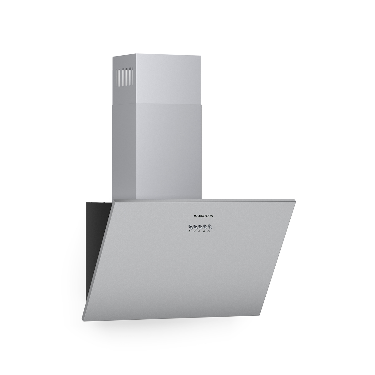 Klarstein Silver Lining 60 Dunstabzugshaube 60cm 600m³/h EEK A Edelstahl Silber Image