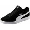Sneaker PUMA "Puma Smash v2", Gr. 38,5, schwarz-weiß (schwarz, weiß), Leder, sportlich, Schuhe