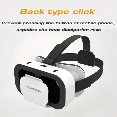 G05 3D VR SHINECON Glasses Headset Headmounted Virtual Reality Adjustable VR Glasses for 4.76inches