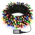 1000 luci di Natale a LED (328 piedi) per interni ed esterni, luci per albero di Natale con filo verde per interni ed esterni, luci fatate per interni ed esterni per albero di Natale, patio, elegante ricevimento di nozze