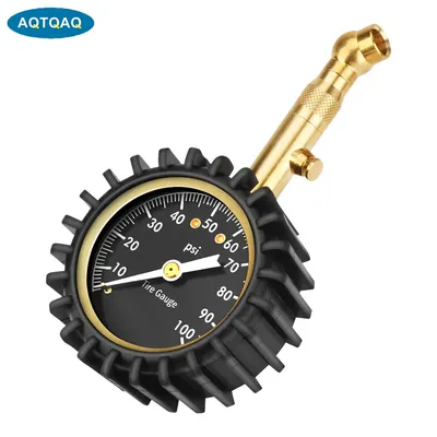 AQTQAQ Car Tire Pressure Gauge, Heavy Duty Tire Gauge Accurate,Low & High Air Pressure Gauge,Tire