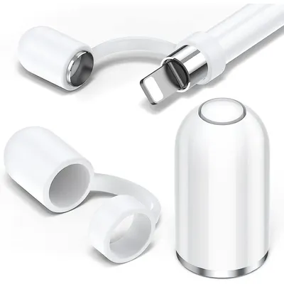 2 in 1 For Apple 1st Generation Pencil Cap Magnetic iPencil Replacement for Apple Pen Top Stylus