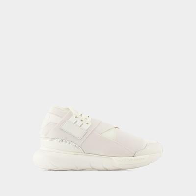 Qasa Turnschuhe - Y-3 - Off-White - Leder