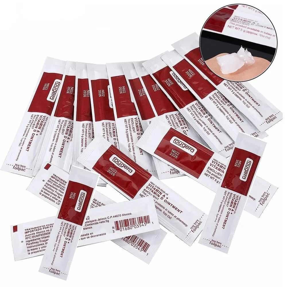 30/50/100PCS Tattoo Nachsorge Creme Vitamin A & D Tattoo Reparatur Creme Fougera Vitamin Salbe Tattoo pflege Liefert Image