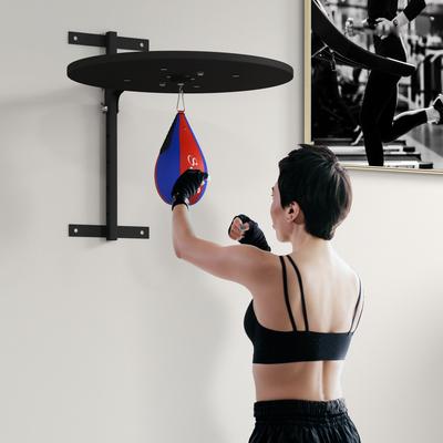 Soozier Adjustable Speed Bag Platform, Wall Mounted Punching Bag with 360-Degree Swivel for Home Fitness - 9.8" L x 7" W