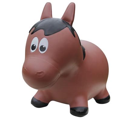 Toddler Boys and Girls Farm Hopper Bounce Toy, Brown Horse