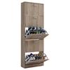 VCM Schuhschrank "Sipos XL" Sonoma-Eiche