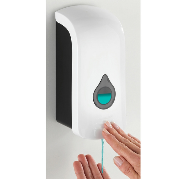 WENKO Desinfektionsmittel-Spender "Ranera" L weiß, Füllmenge 740 ml Image