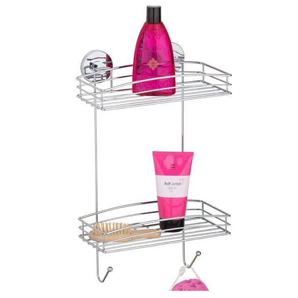 WENKO Vacuum-Loc® Wandregal 2 Etagen, Befestigen ohne bohren Image