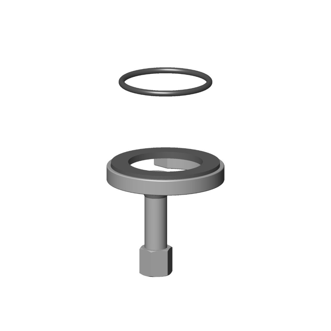 Dornbracht Befestigung mit O-Ring D.36,17 x 2,6 mm Ersatzteile 04301103874 D. 52 x 51 mm 0430110387490 Image