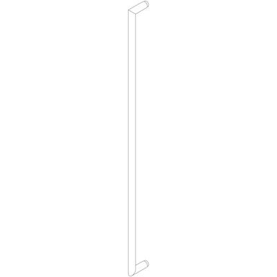 Dornbracht Rohr für Duschgarnitur Ersatzteile 05282259001 21 x 818 x 60 mm Platin 05282259001-08 Image