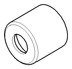 Dornbracht Befestigung für Kugelstange Ablaufgarnitur Ersatzteile 092330005 Messing gebürstet (23kt 092330005-28 Image