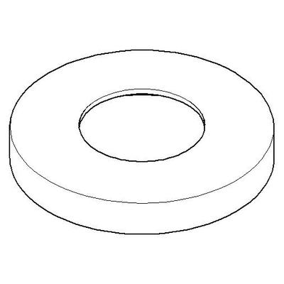 Dornbracht Rosette Ersatzteile 092722042 D. 60 x D. 28,3 x 9 mm Chrom 092722042-00 Image