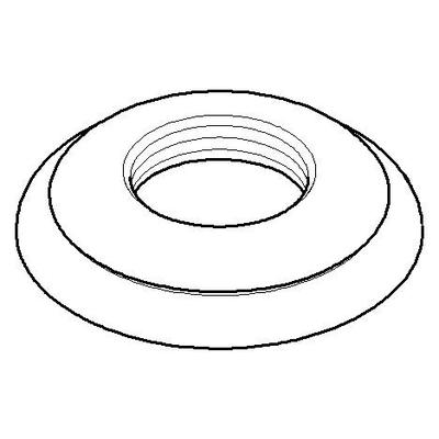 Dornbracht Rosette Ersatzteile 092735001 D. 55 x 10 mm Platin gebürstet 092735001-06 Image