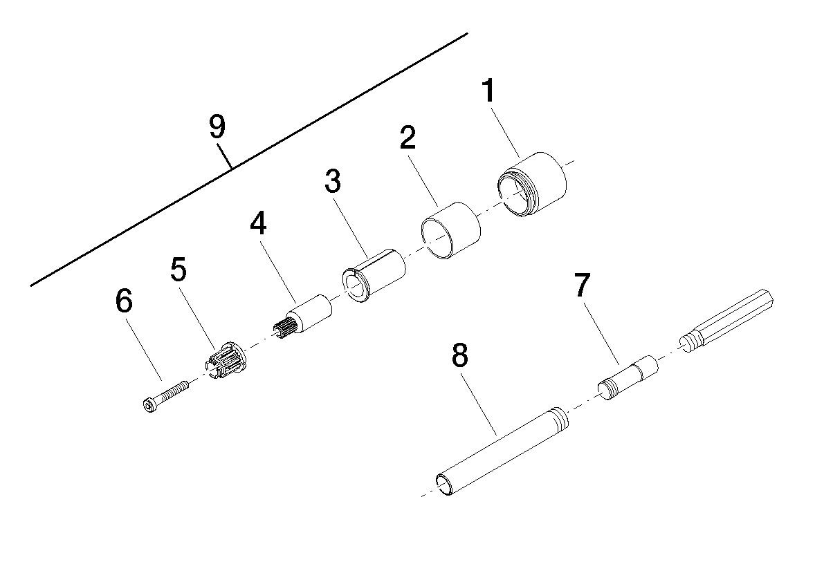 Dornbracht Verlängerung SERIENNEUTRAL 12176970 Platin 12176970-08 Image