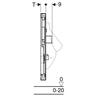 Geberit GIS Urinal für verdeckte Urinalsteuerung (VS) min. 114cm 461689001