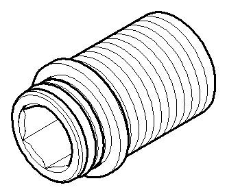 Dornbracht Nippel Ersatzteile 90240500800 D. 23 x 35 mm 9024050080090 Image
