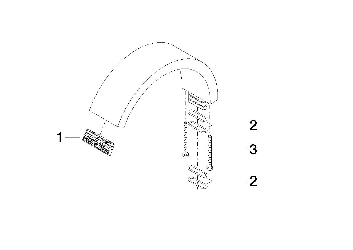 Dornbracht Auslauf Ersatzteile 90117001200 Messing / Messing gebürstet (23kt Gold) 90117001200-38 Image