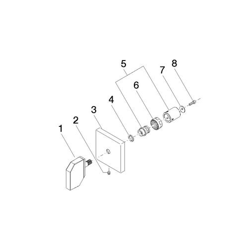 Dornbracht Zubehör Ersatzteile 90207006296 Chrom 90207006296-00