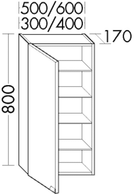 Burgbad Hängeschrank rc40 System PG2 800x600x170 Trend-/RAL-Farbe Ultramatt, OSCF060LF5782 OSCF060LF5782 Image