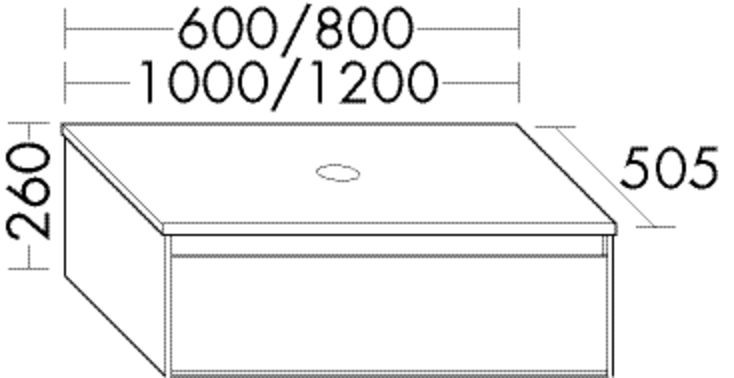 Burgbad Waschtischunterschrank rc40 Eiche Tabak/Eiche Dark Chocolate, SGBI060F4601A0344 SGBI060F4601A0344 Image