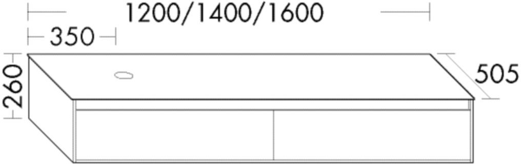 Burgbad Waschtischunterschrank rc40 Nussbaum Cognac/Lichtgrau Matt, SGKO120RF4609A0126 SGKO120RF4609A0126 Image