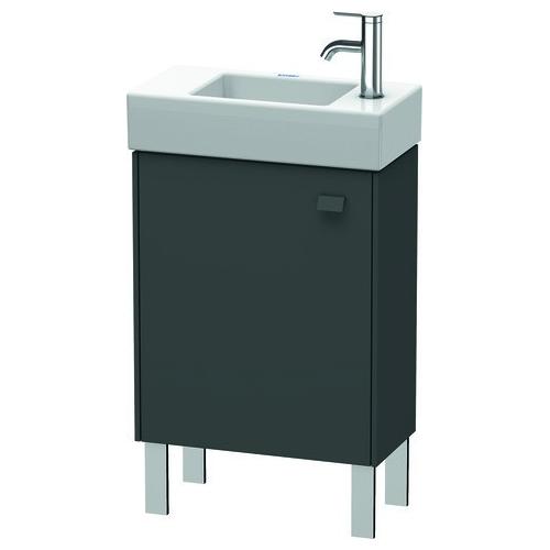 Duravit Brioso Waschtischunterbau bodenstehend Graphit Matt 484x239x570 mm - BR4431L4949 BR4431L4949