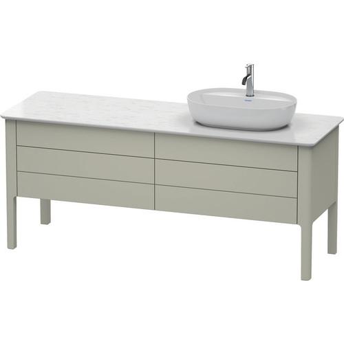 Duravit Luv Konsolenwaschtischunterbau bodenstehend Taupe Seidenmatt 1733x570x743 mm - LU9568R6060 LU9568R6060