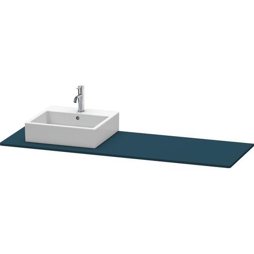 Duravit XSquare Konsole Nachtblau Seidenmatt 1600x550x16 mm - XS060HL9898 XS060HL9898